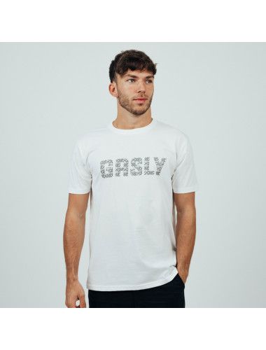 GASLY LOGO BLANC