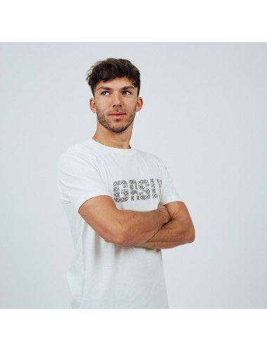 GASLY LOGO BLANC