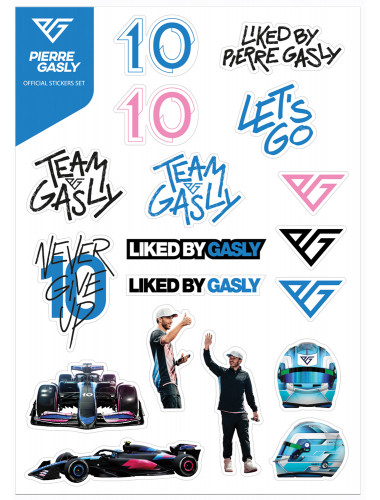 PEGATINAS PIERRE GASLY