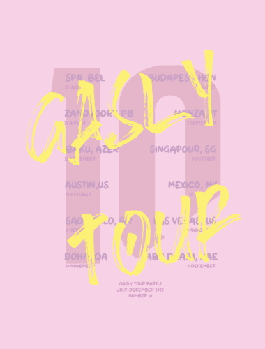 Camiseta "GASLY TOUR 2" Candy