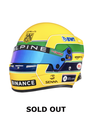 MINI-HELMET AYRTON SENNA