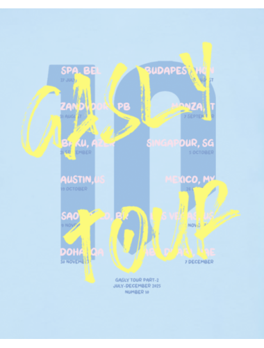 "GASLY TOUR 2" SKY Hoodie