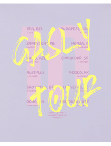 "GASLY TOUR 2" LILAC Hoodie