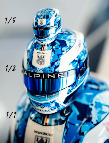 MINI CASCO 1/5 GASLY 2025