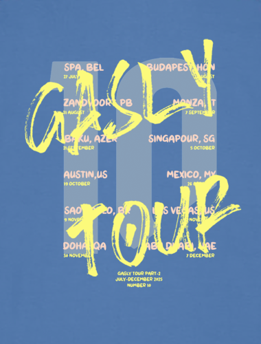 "GASLY TOUR 2" BLUE Hoodie