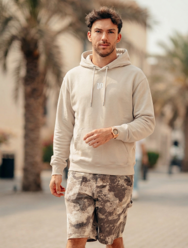 SUDADERA CON CAPUCHA 10 SABLE