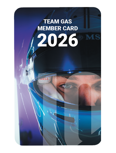 2026 TEAM GAS MEMBER CARD