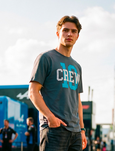 T-SHIRT 10 CREW  ANTHRACITE