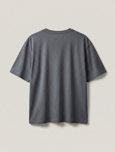 T-SHIRT 10 GIROCOLLO ANTRACITE