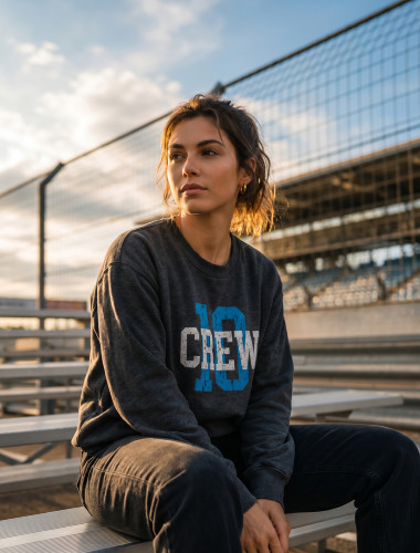 SWEAT 10 CREW ANTHRACITE