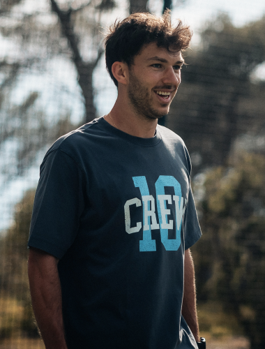 T-SHIRT 10 CREW  ANTHRACITE