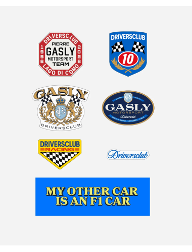 Gasly Stickers Pack