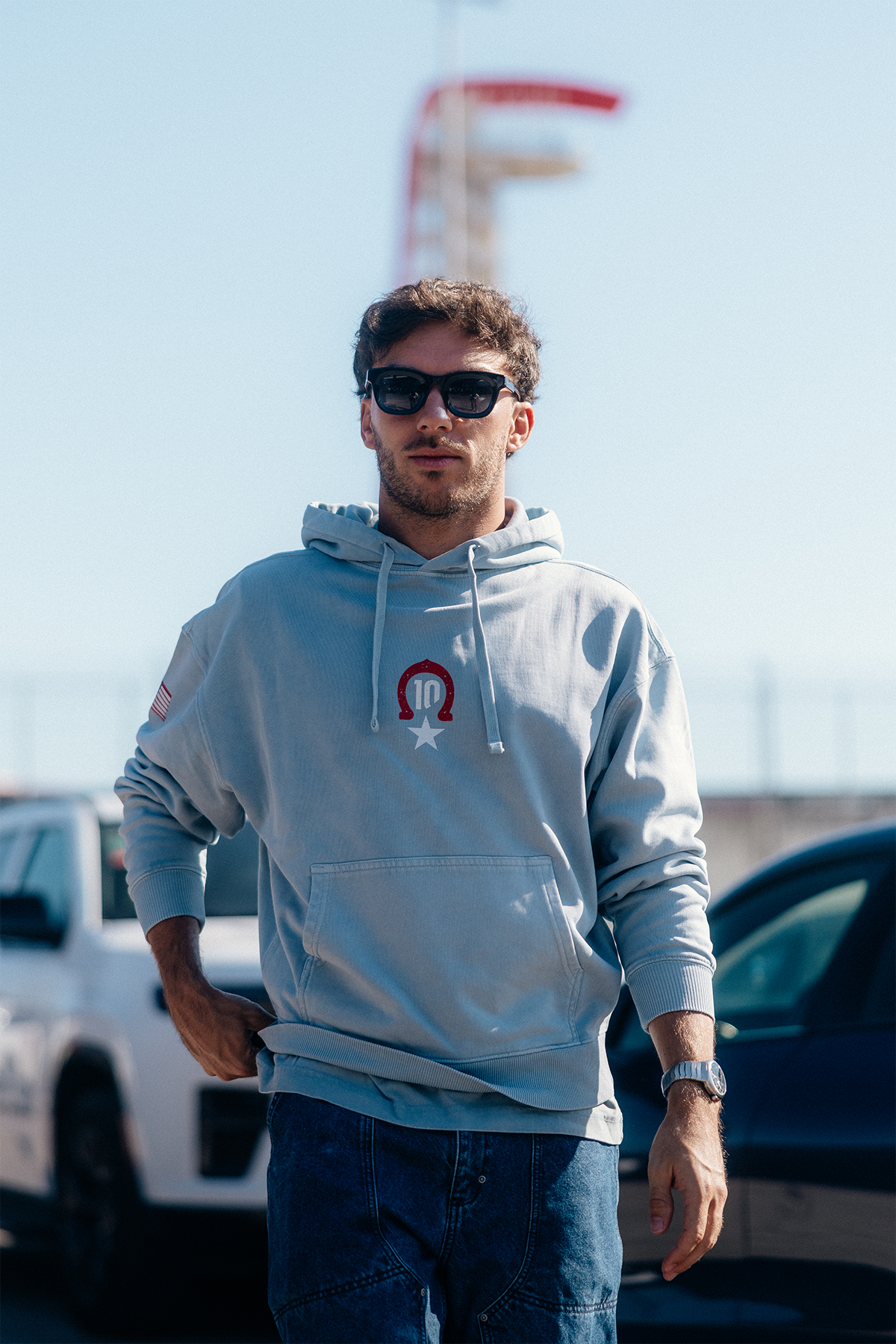 HOODIE AUSTIN BLUE