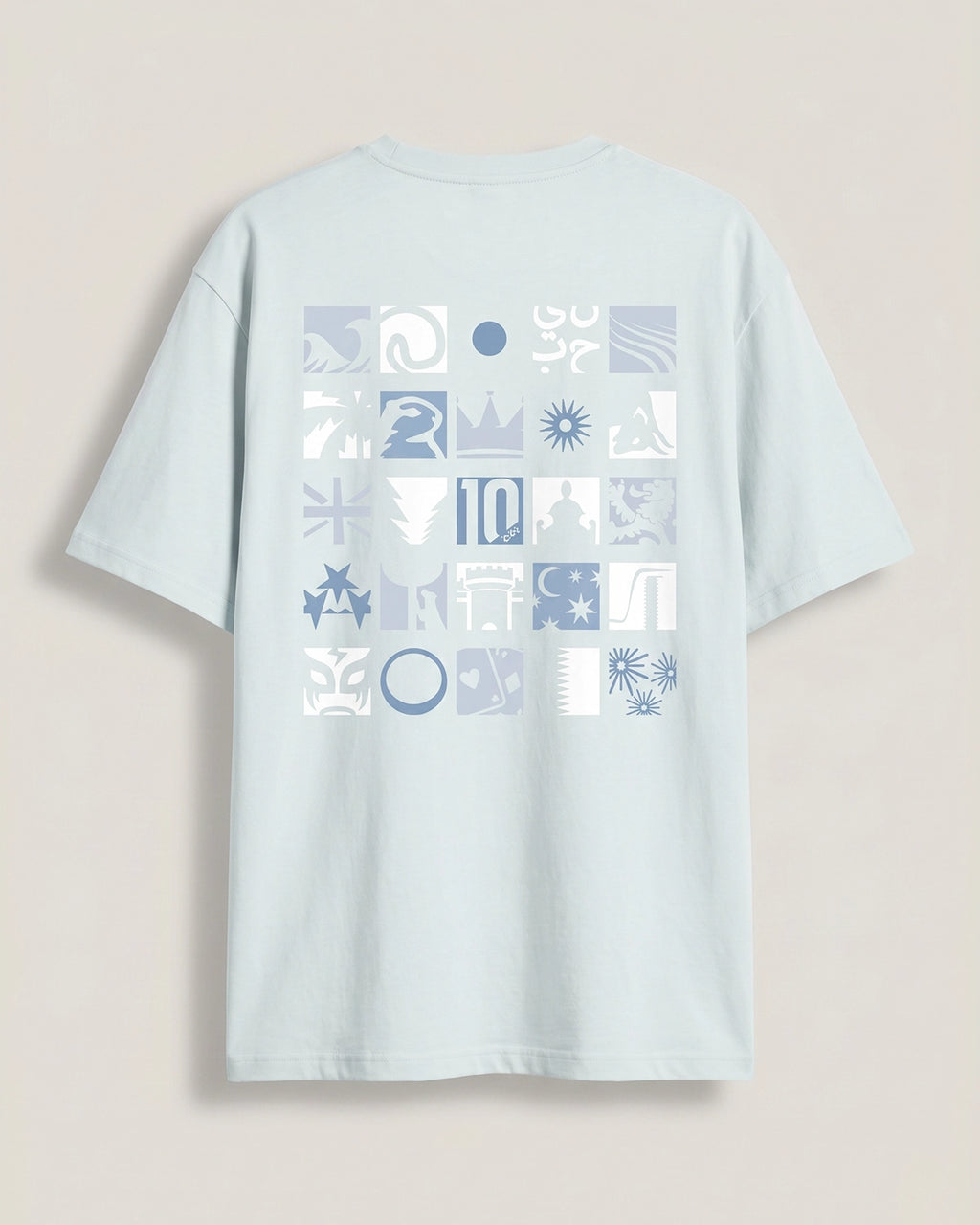 10 TOUR TEE LIGHT BLUE