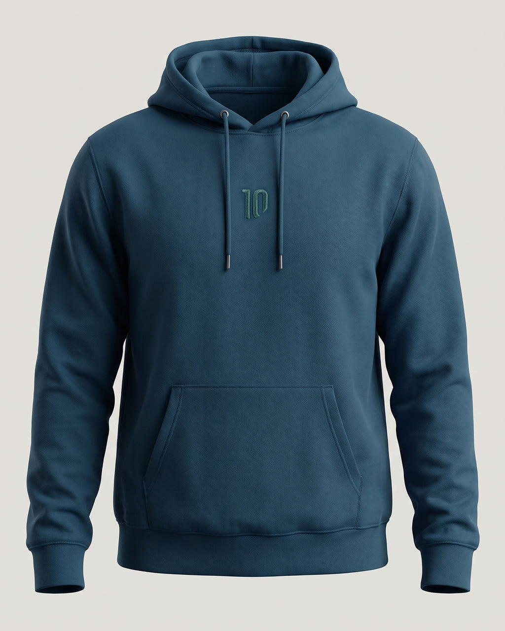 Emerald green 10 hoodie, front view — official Pierre Gasly F1 merchandise