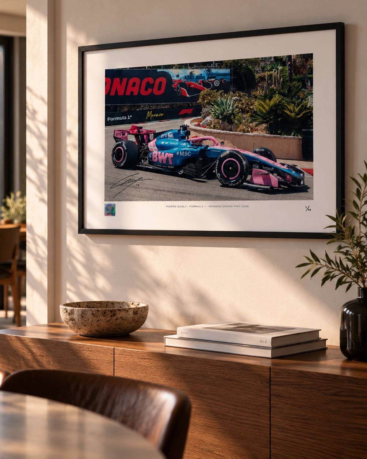 Pierre Gasly — Monaco Grand Prix 2026 · Signed Limited Edition Print