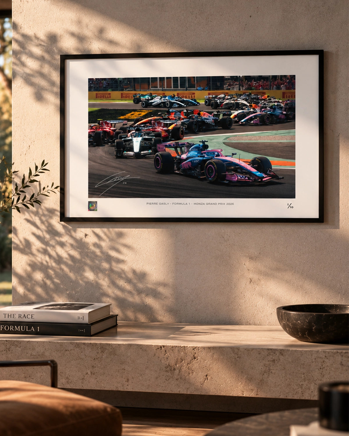 Pierre Gasly — Monza Grand Prix 2026 · Signed Limited Edition Print
