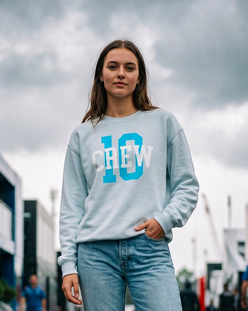 SWEAT 10 CREW BLEU CLAIR
