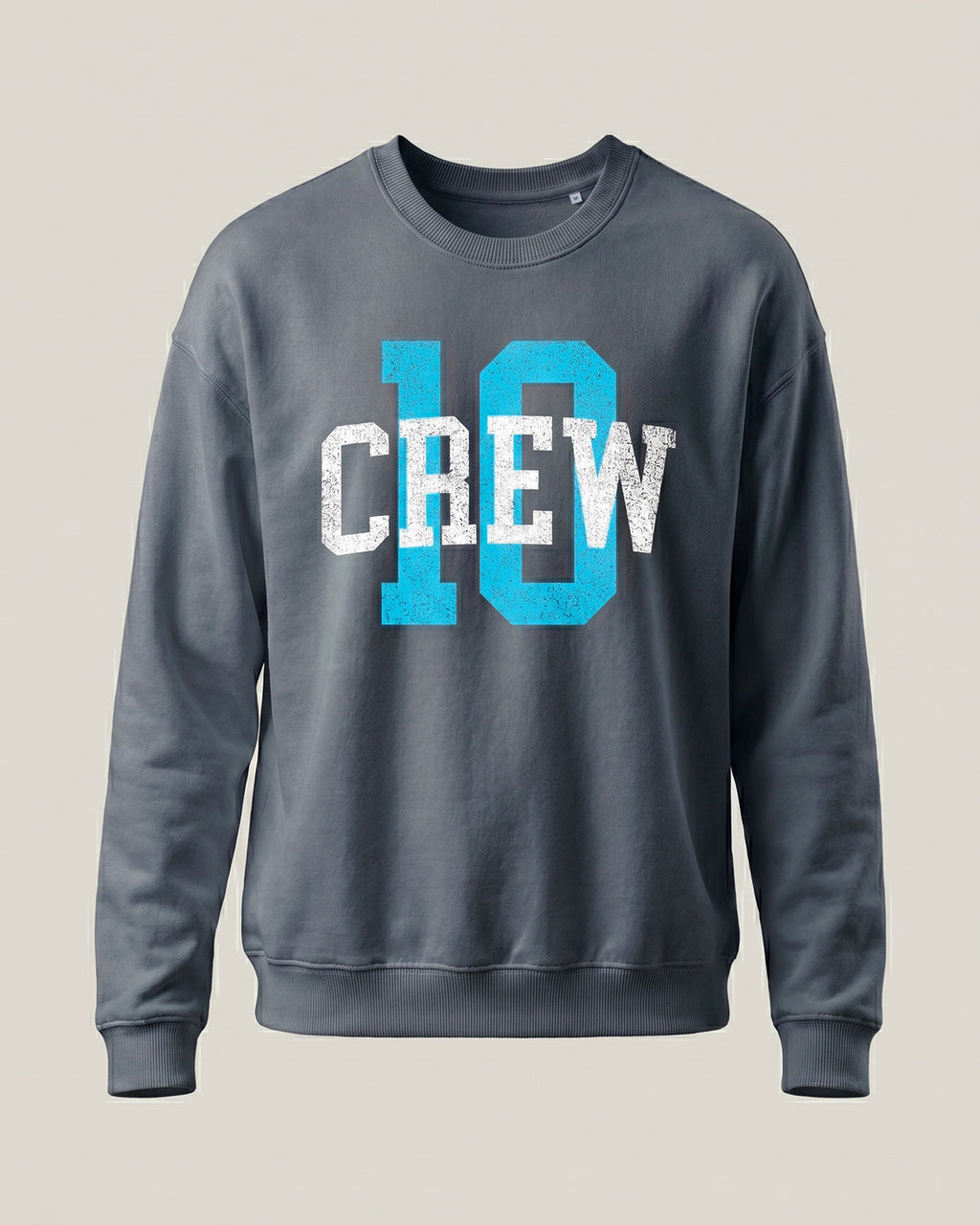 10 CREW SWEAT GREY