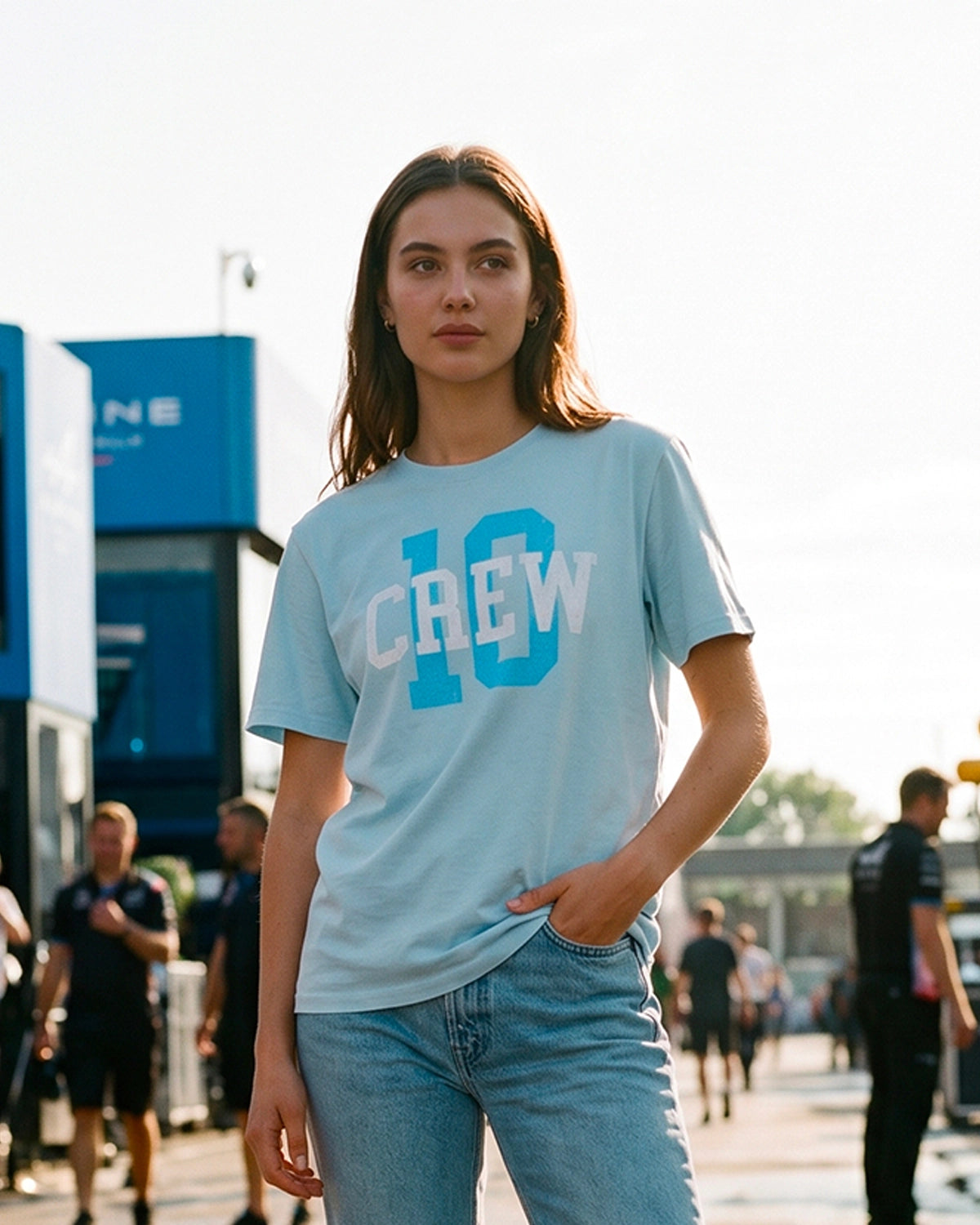 10 CREW TEE LIGHT BLUE