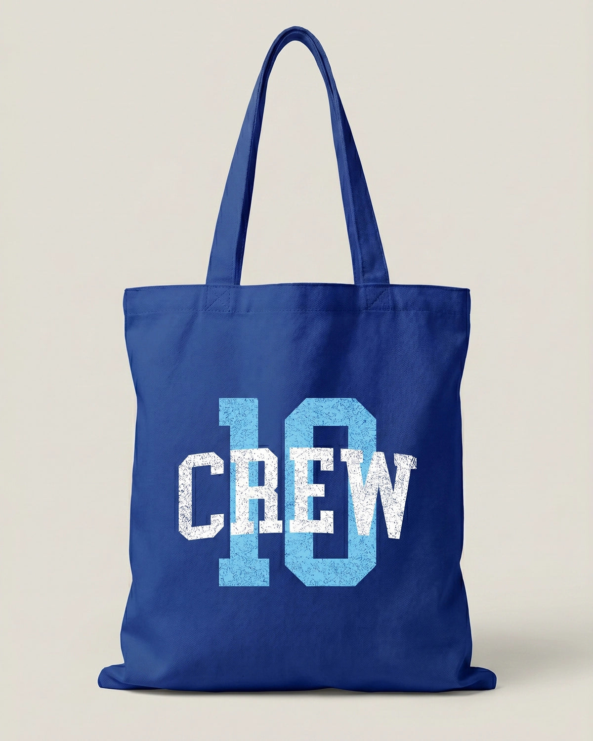 10 CREW TOTE BAG BLUE