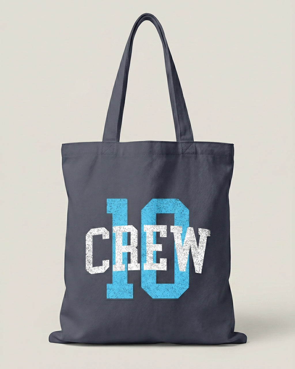 10 CREW TOTE BAG GREY