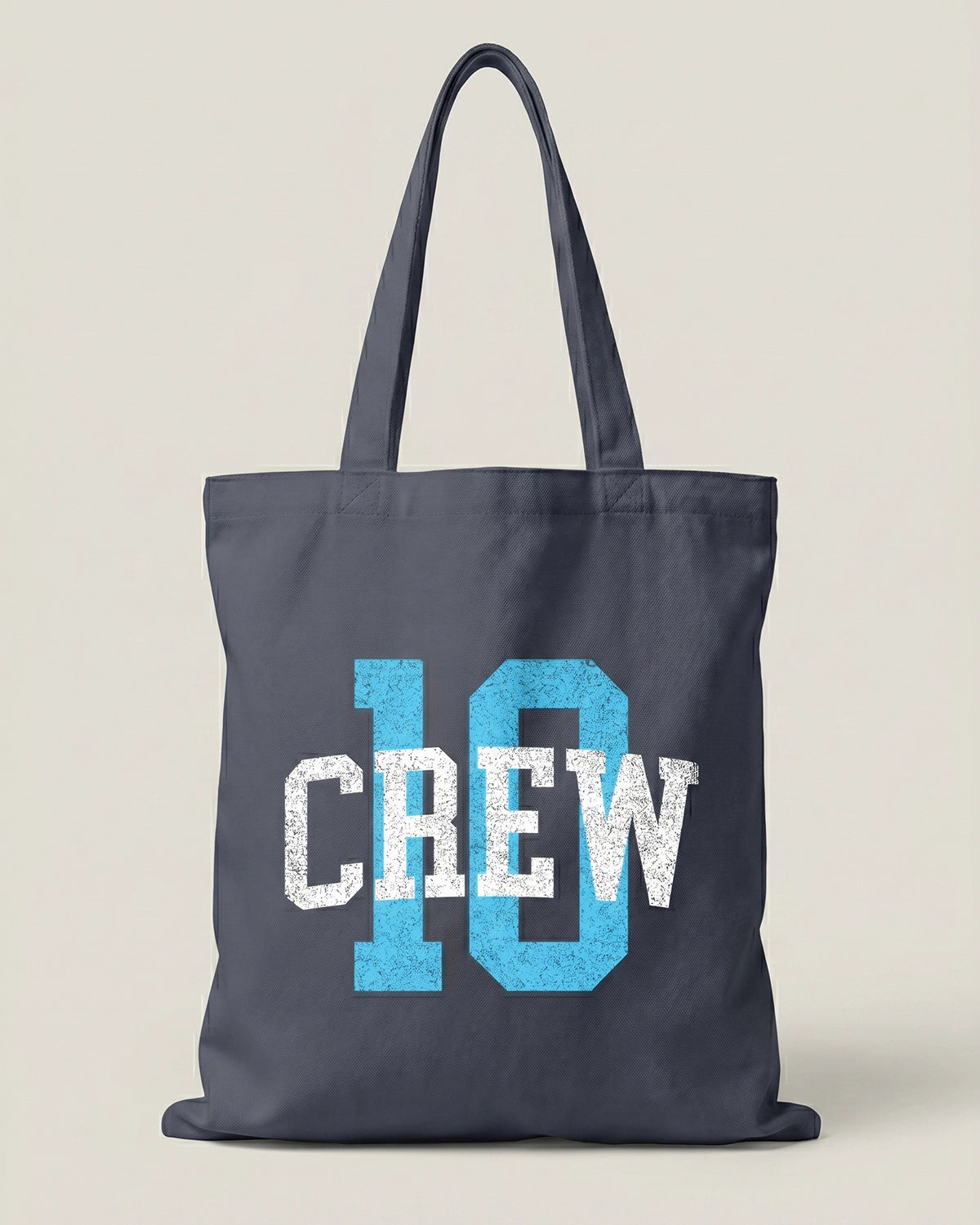 10 CREW TOTE BAG GREY