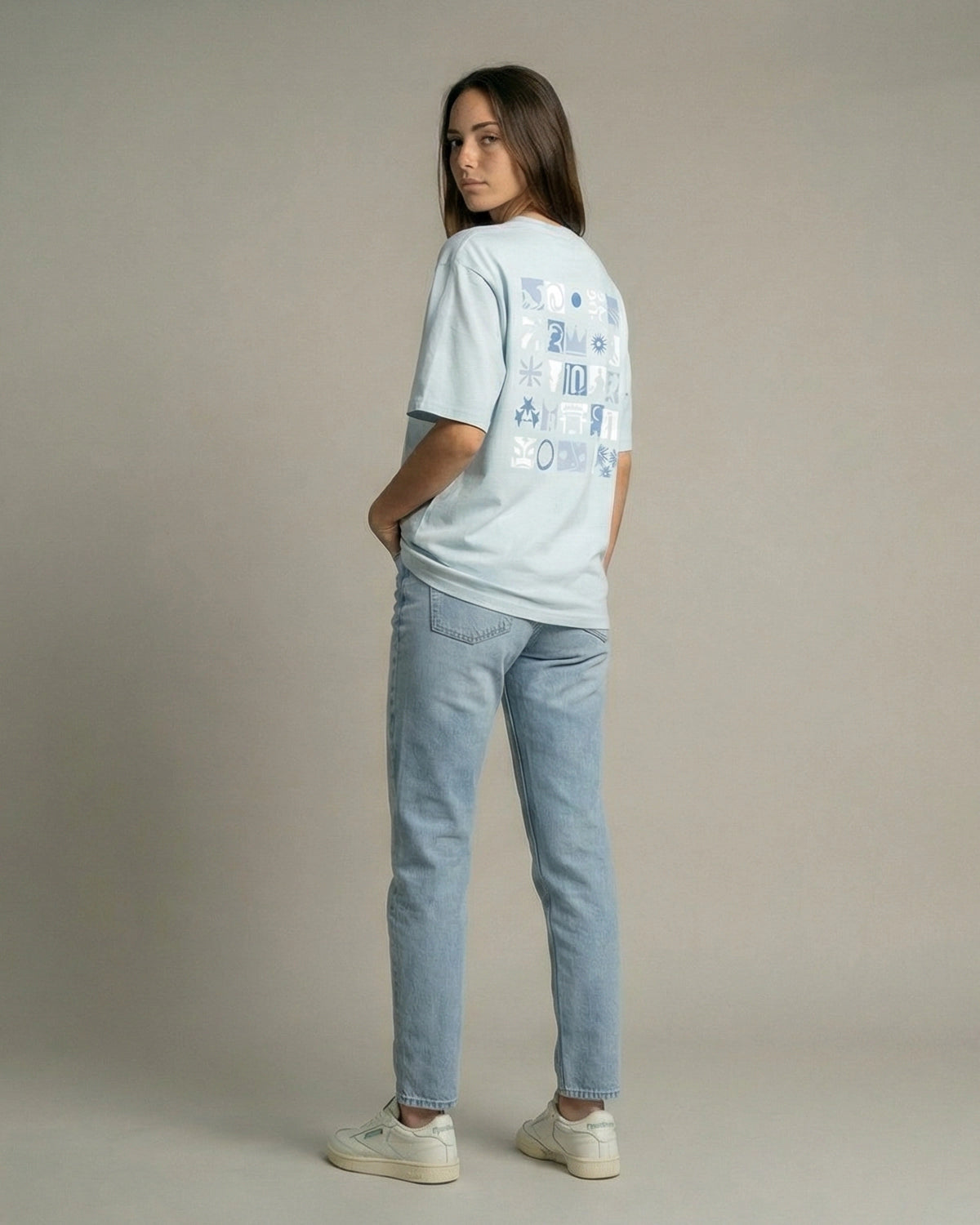 10 TOUR TEE LIGHT BLUE