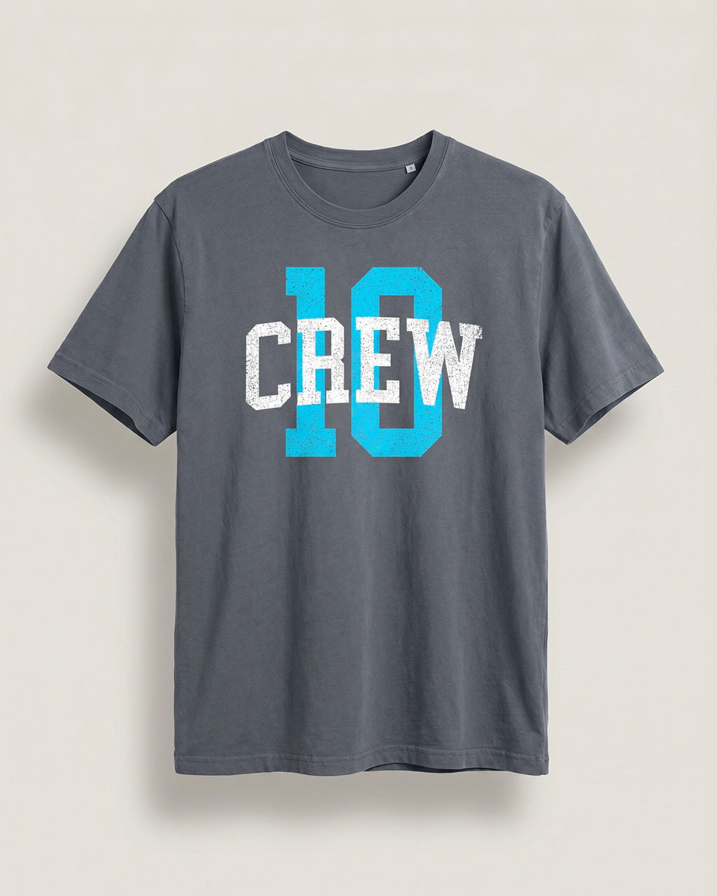 10 CREW TEE GREY
