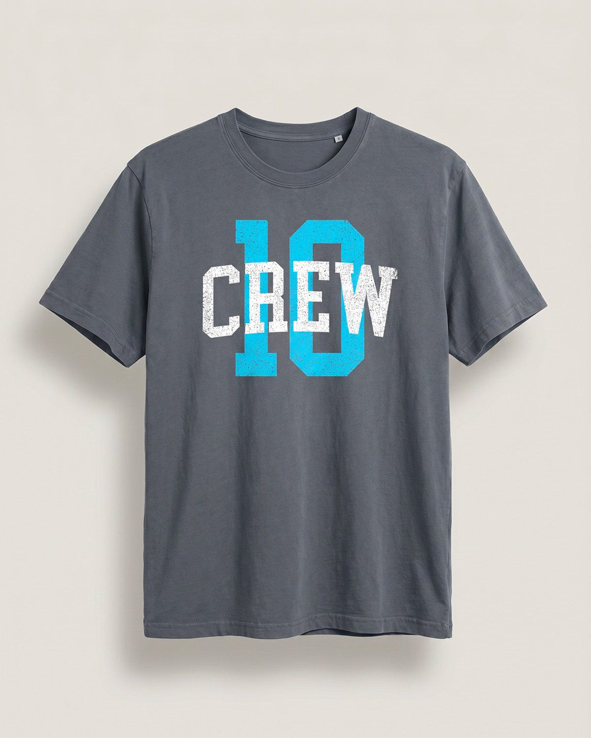 10 CREW TEE GREY