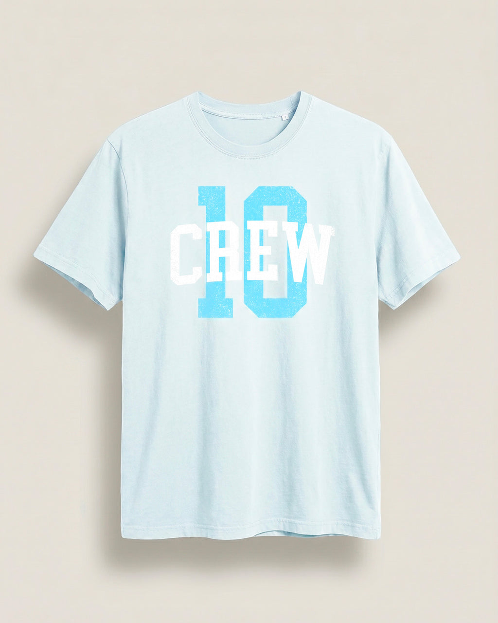 10 CREW TEE LIGHT BLUE