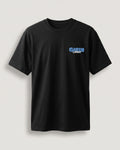 Black Gasly Crew tee, front view with the small GASLY crew logo on the chest