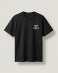 Black Liked by Pierre Gasly tee, front view with the small TEAM GASLY logo on the chest