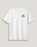 White Liked by Pierre Gasly tee, front view with the small TEAM GASLY logo on the chest