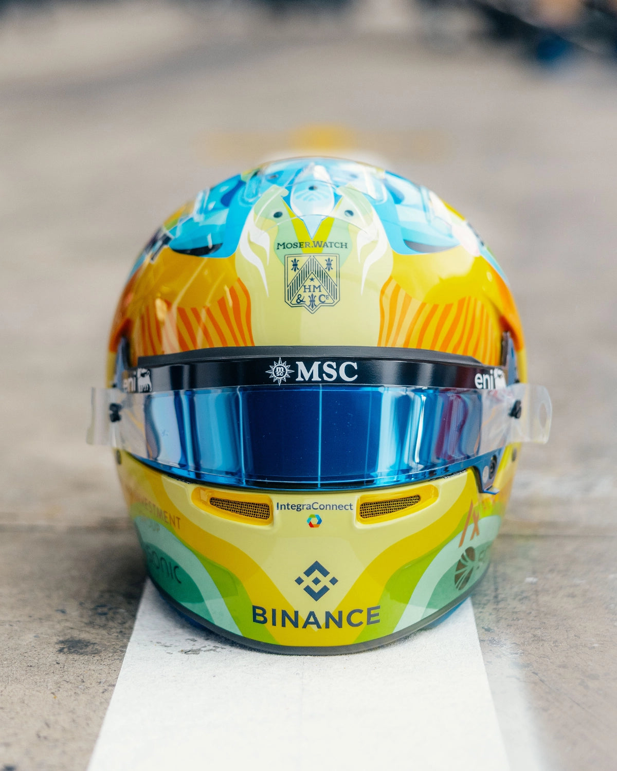 1:2 SCALE 2025 BRAZIL MINI HELMET