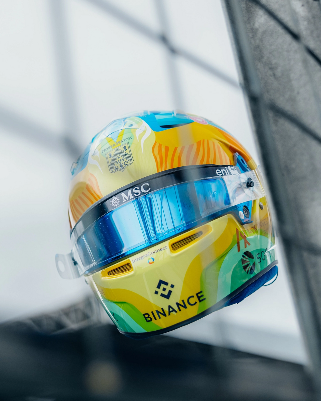 1:2 SCALE 2025 BRAZIL MINI HELMET