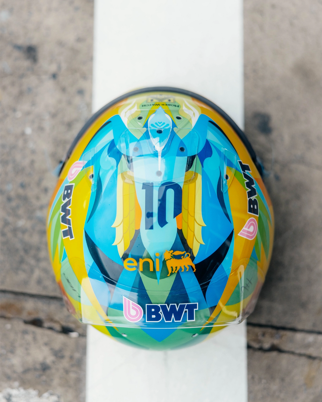 1:2 SCALE 2025 BRAZIL MINI HELMET