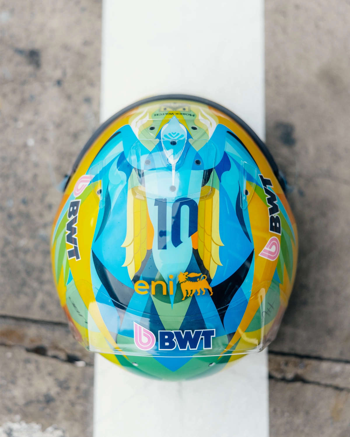 1:2 SCALE 2025 BRAZIL MINI HELMET