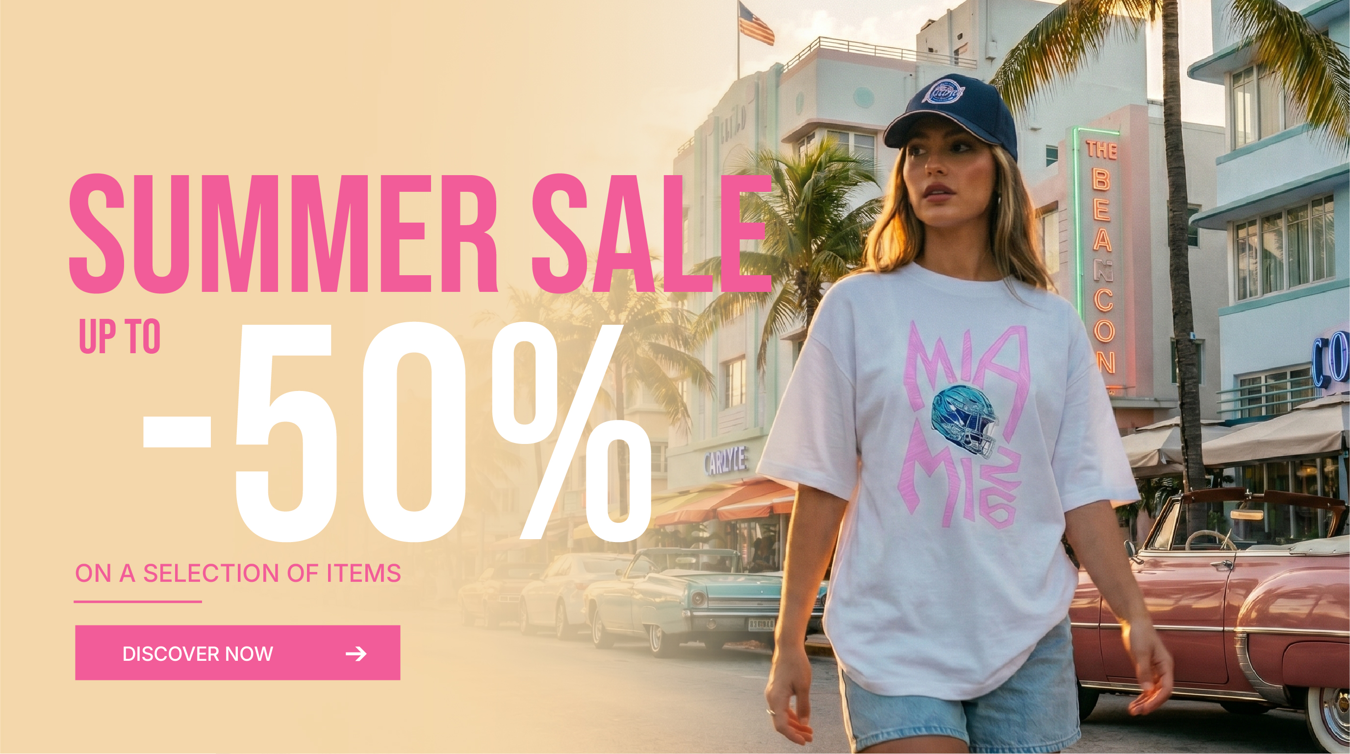 SUMMER SALES Slide background