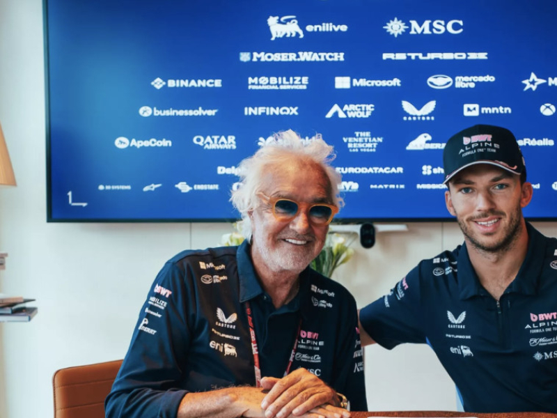 Pierre Gasly extends his contract and commits to BWT Alpine F1 for the long term